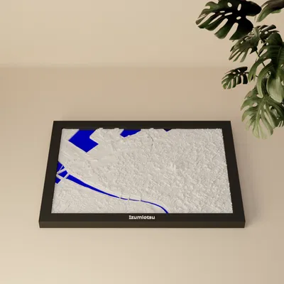 Izumiotsu, Nhật Bản - Mô hình thu nhỏ 3D