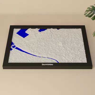 Izumiotsu, Nhật Bản - Mô hình thu nhỏ 3D