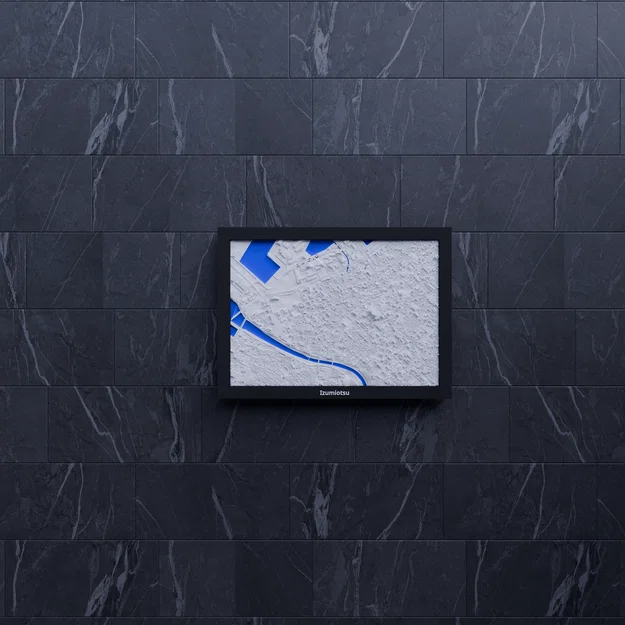 Izumiotsu, Nhật Bản - Mô hình thu nhỏ 3D - Image 6