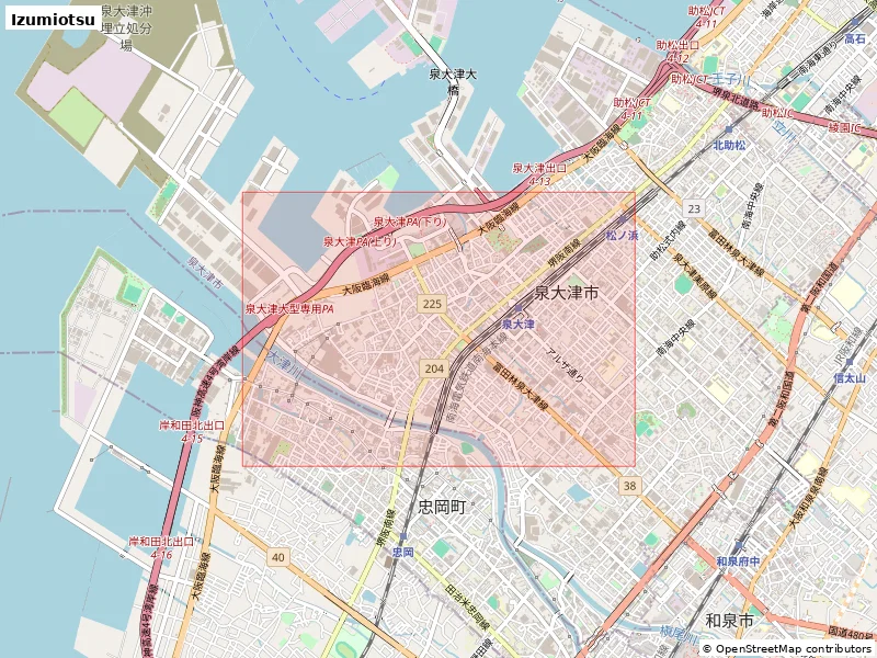 Izumiotsu, Nhật Bản - Mô hình thu nhỏ 3D - Image 8