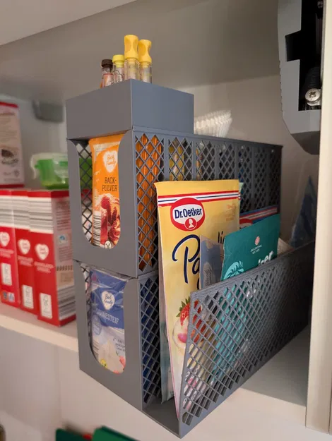 Kệ phân loại nguyên liệu làm bánh (Baking ingredient sorter.3mf) - Image 1