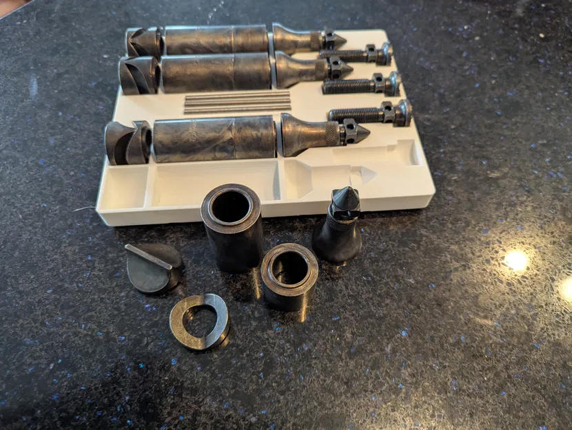 Khay Gridfinity lưu trữ jack-screw machinist - Image 2