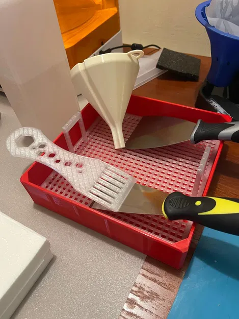 Khay hứng nhỏ giọt dụng cụ in Resin với lưới insert tháo rời - Image 1