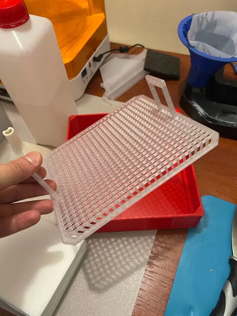 Khay hứng nhỏ giọt dụng cụ in Resin với lưới insert tháo rời - Image 3