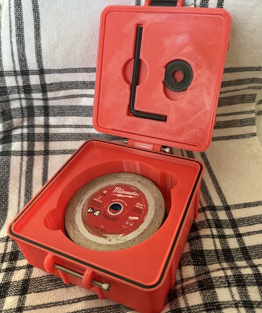 Khay hộp cất Milwaukee M12 3" Cut Off Tool (2522) cho discs, lục giác & arbor - Image 1