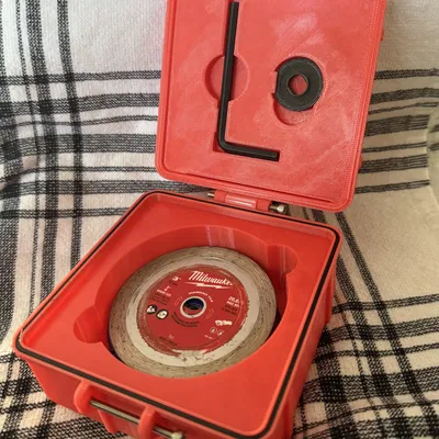 Khay hộp cất Milwaukee M12 3" Cut Off Tool (2522) cho discs, lục giác & arbor