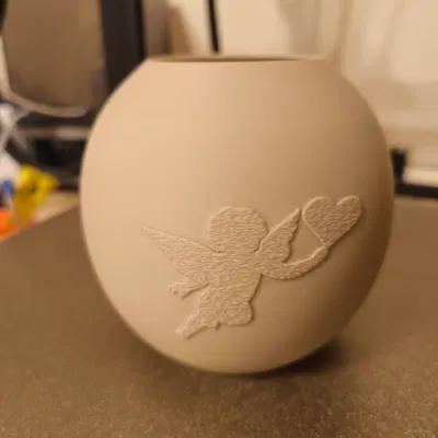 Bình hoa Ngày Valentine – Thiên thần Fuzzy