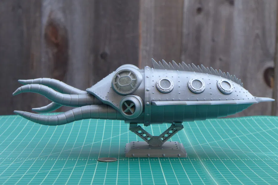 Tàu ngầm Scuttlefish Submarine (Steampunk Submersible) - Image 1