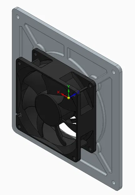 Adapter quạt 80mm canh giữa lên lỗ case 140mm - Image 1
