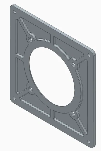 Adapter quạt 80mm canh giữa lên lỗ case 140mm - Image 2