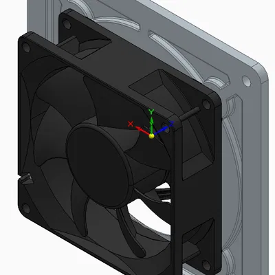 Adapter canh giữa quạt 80mm lên lỗ case 120mm