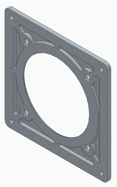 Adapter canh giữa quạt 80mm lên lỗ case 120mm - Image 2