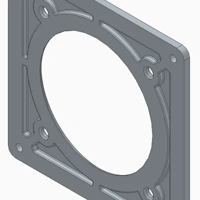 Adapter canh giữa quạt 80mm lên lỗ case 120mm