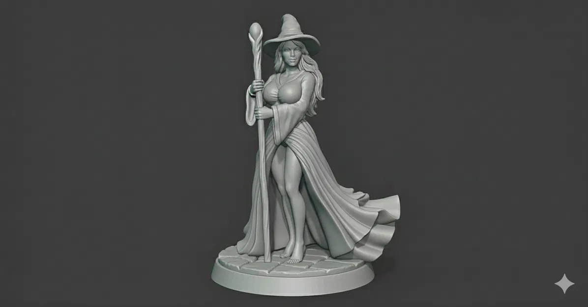 Phù thủy nữ DND (female wizard DND) - Image 1