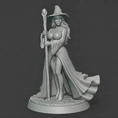 Phù thủy nữ DND (female wizard DND)