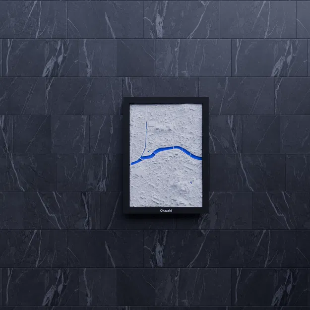 Okazaki, Nhật Bản - Mô hình thu nhỏ 3D - Image 3