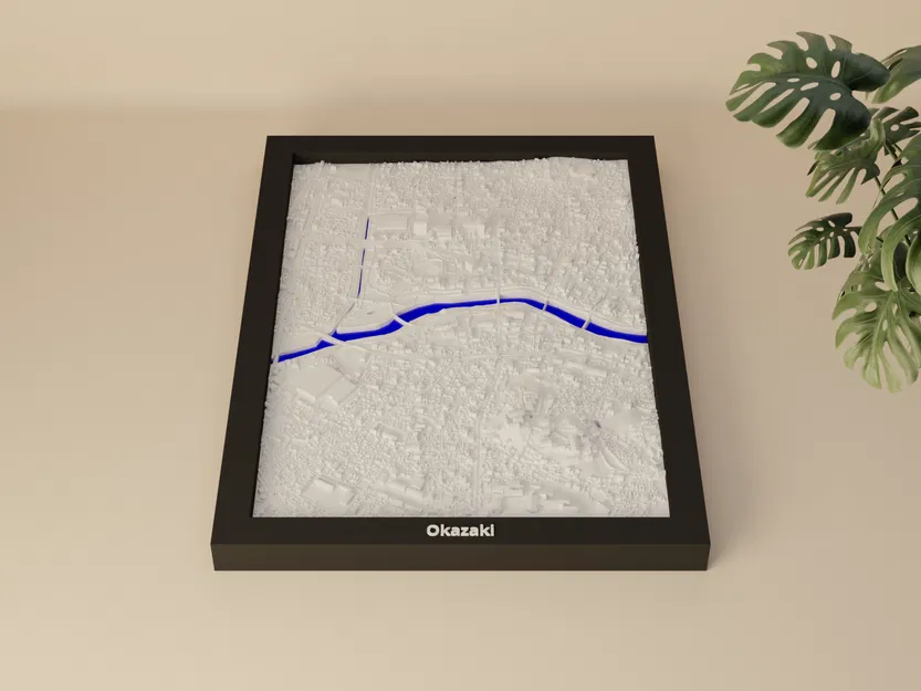Okazaki, Nhật Bản - Mô hình thu nhỏ 3D - Image 5