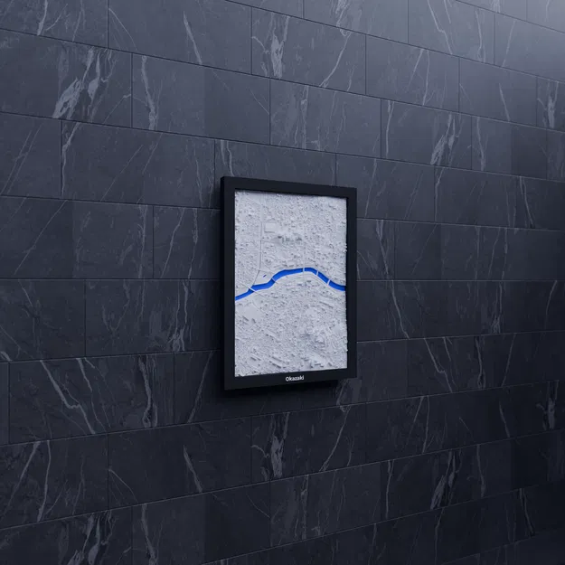 Okazaki, Nhật Bản - Mô hình thu nhỏ 3D - Image 7