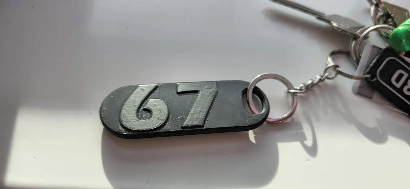 Móc khóa 67 (67 keyring) - Image 1