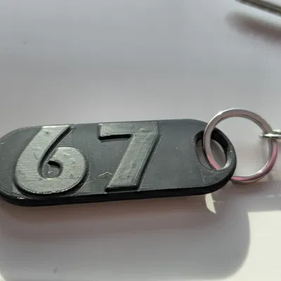 Móc khóa 67 (67 keyring)