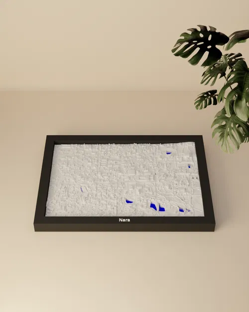 Nara, Nhật Bản - Mô hình thu nhỏ 3D - Image 2