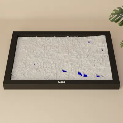 Nara, Nhật Bản - Mô hình thu nhỏ 3D