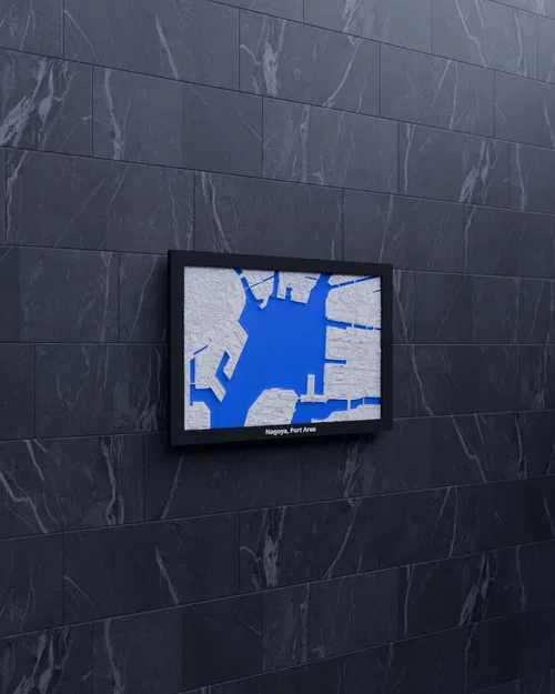 Nagoya, Khu vực Cảng, Nhật Bản - Mô hình thu nhỏ 3D - Image 3