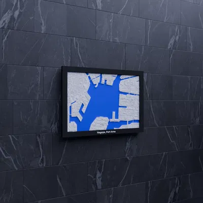 Nagoya, Khu vực Cảng, Nhật Bản - Mô hình thu nhỏ 3D