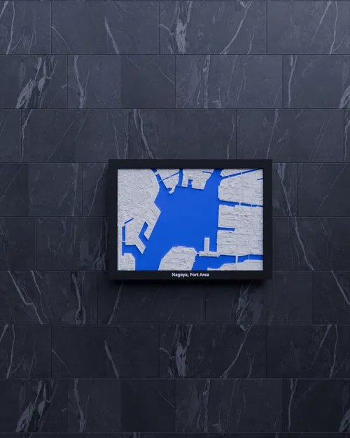 Nagoya, Khu vực Cảng, Nhật Bản - Mô hình thu nhỏ 3D - Image 5