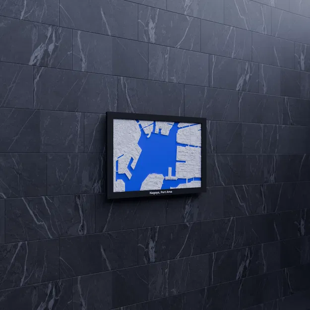 Nagoya, Khu vực Cảng, Nhật Bản - Mô hình thu nhỏ 3D - Image 6