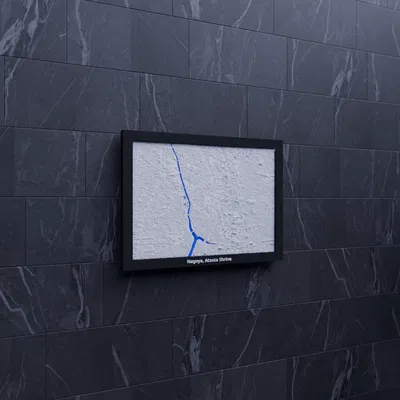 Nagoya, Đền Atsuta, Nhật Bản - Mô hình thu nhỏ 3D địa hình