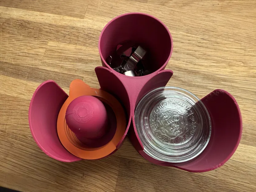 Giá đựng vòng cao su nắp WECK 60mm và spanner - Image 1