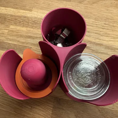 Giá đựng vòng cao su nắp WECK 60mm và spanner