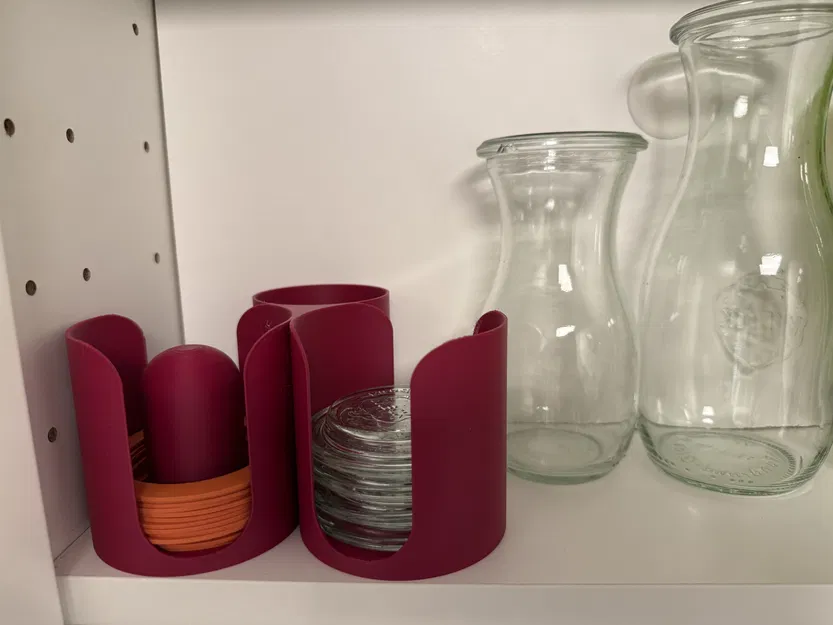 Giá đựng vòng cao su nắp WECK 60mm và spanner - Image 2