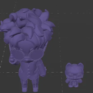 Okarun và Turbo Granny (Chibi Figurines)