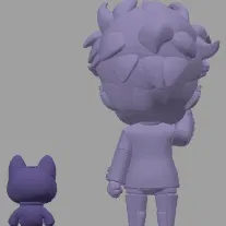 Okarun và Turbo Granny (Chibi Figurines)