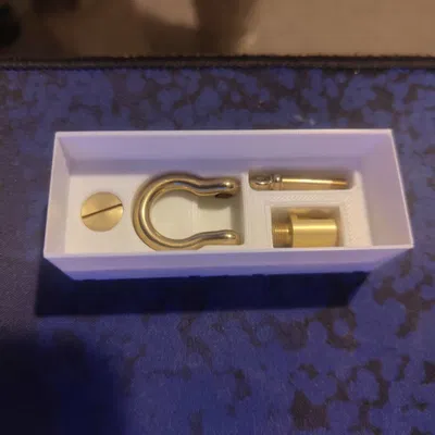 Khay Gridfinity Oceanus Brass Stapler