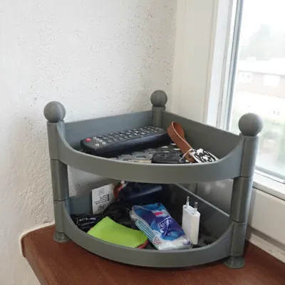 Hệ thống kệ góc dạng module (Modular Corner Shelf System)