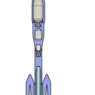 Tên lửa Ariane 6 (ESA) – mô hình tỉ lệ 1:200