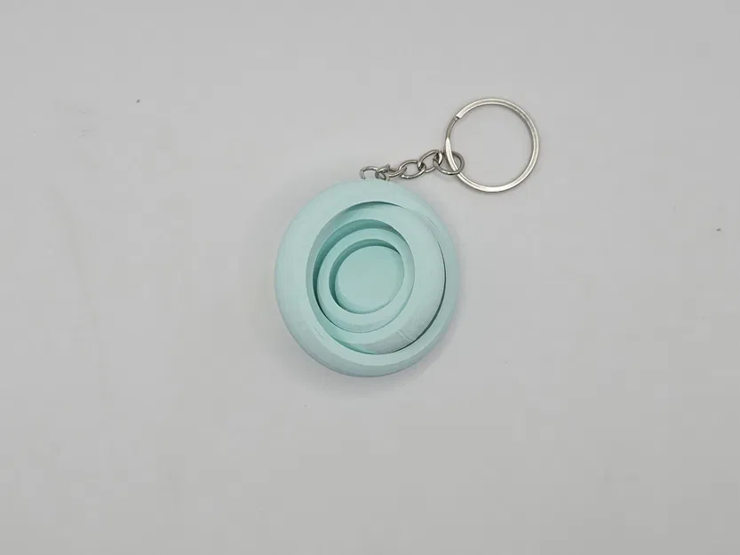 Móc Khóa Gyro Fidget 4 Vòng (Remix) – 4 Ring Gyro Fidget Kecyhain - Image 2