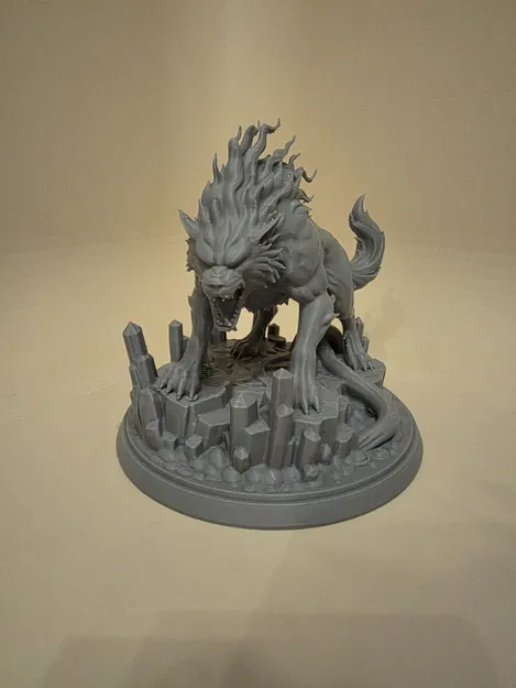 Carcharoth – Největší Vlk Morgotha (Mini fantasy in 3D) - Image 2