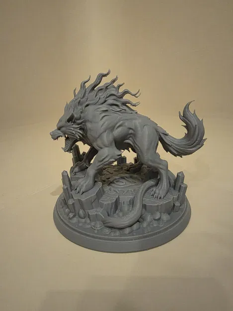 Carcharoth – Největší Vlk Morgotha (Mini fantasy in 3D) - Image 3