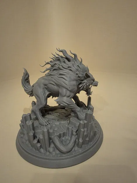 Carcharoth – Největší Vlk Morgotha (Mini fantasy in 3D) - Image 4