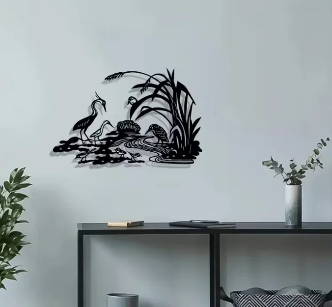 Tranh Treo Tường Chim Thanh Lịch (Elegant Birds Wall Art) - Image 1