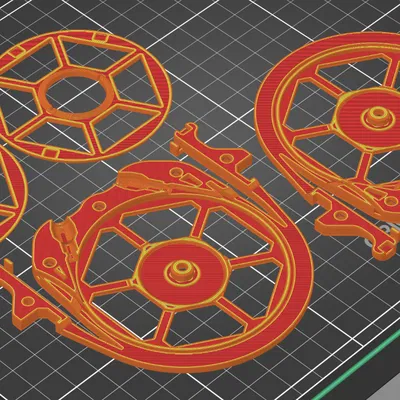 MMU3 R4 Casette dùng vòng bi 608 (MMU3 R4 Casette With 608 Bearing)
