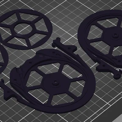 MMU3 R4 Casette dùng vòng bi 608 (MMU3 R4 Casette With 608 Bearing)