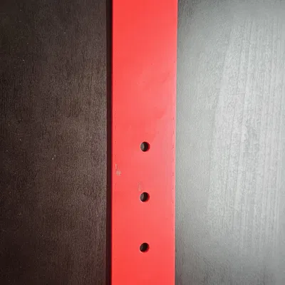 Mẫu khuôn cắt đầu dây nịt da (Leather belt tip template)