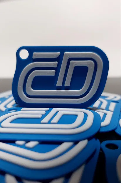ČD klíčenka / ČD keychain – Móc khóa logo České dráhy (in 3D) - Image 4