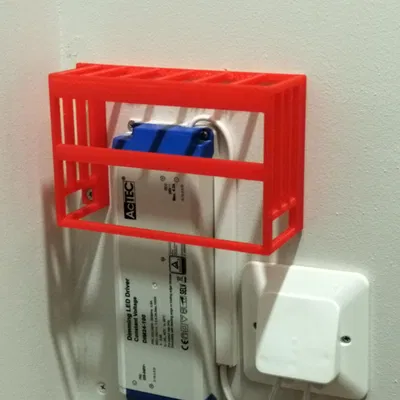 Nắp Che Tản Nhiệt Cho LED Power Supply (Heat Cover) In 3D