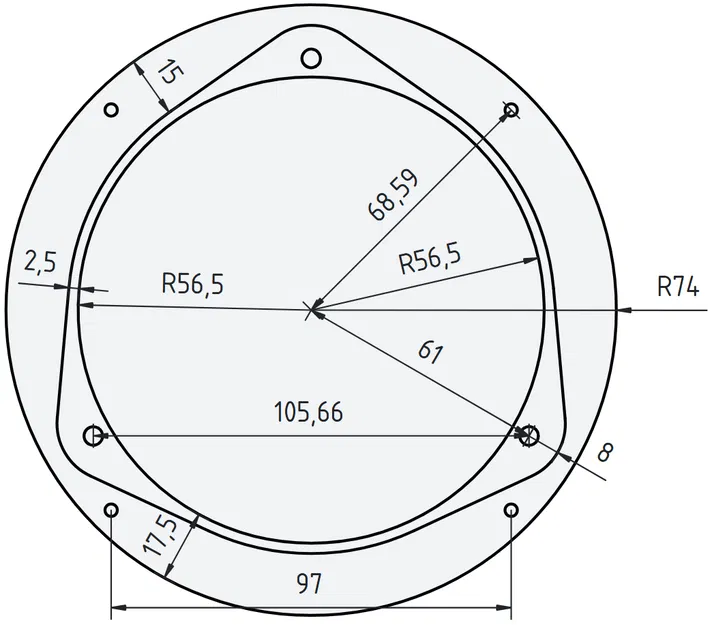 Adapter loa trước cho Audi A3 8L (~2000) - Image 2